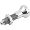 Kipp Indexing Plungers, all stainless steel, Style H, inch K0634.112903AJ